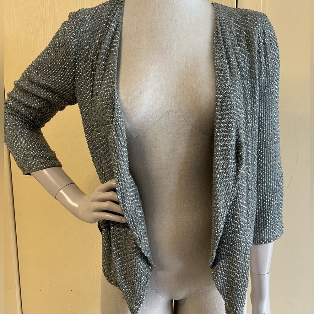 Parker silk sequin and beaded jacket
